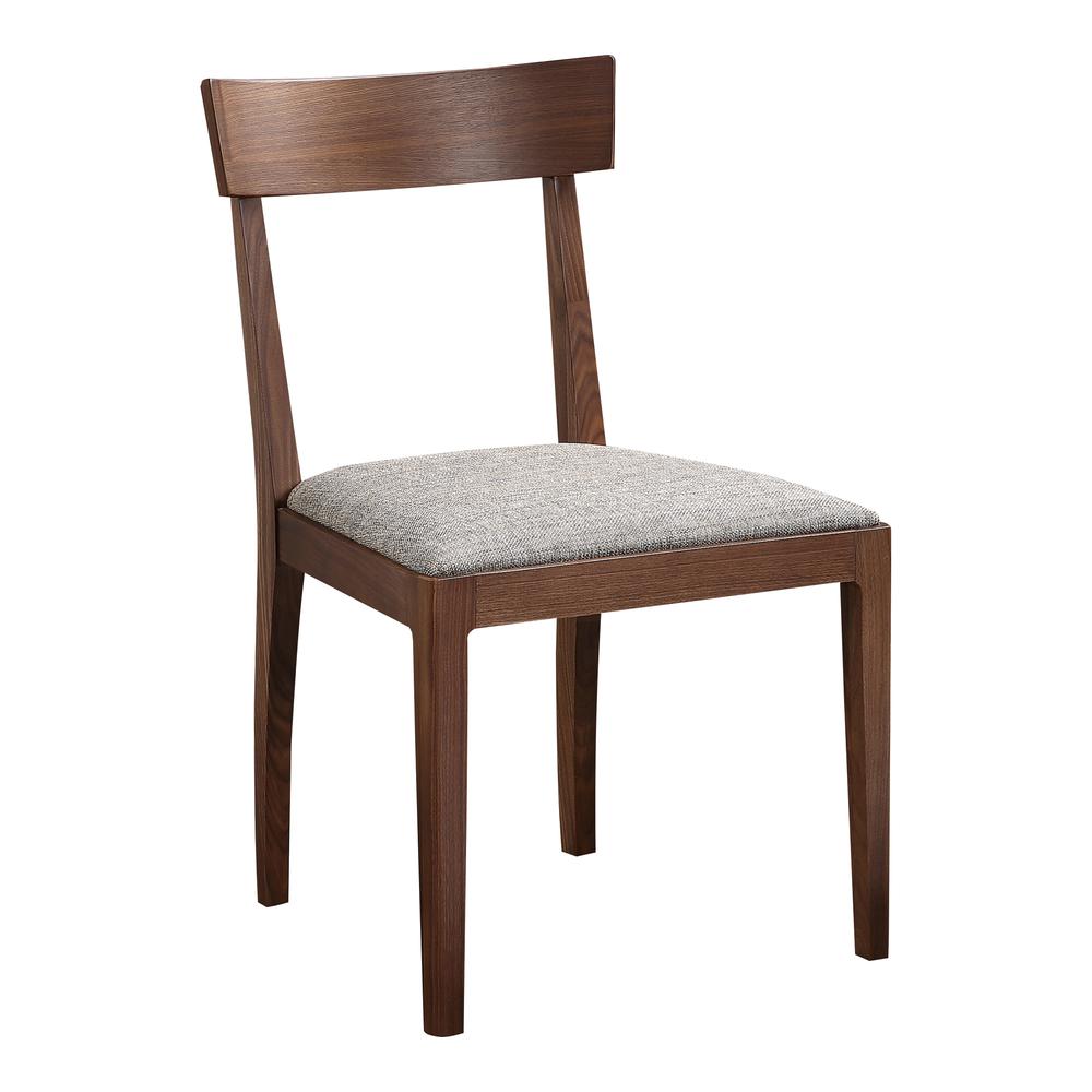 Leone Dining Chair Walnut-Set Of Two. Picture 5