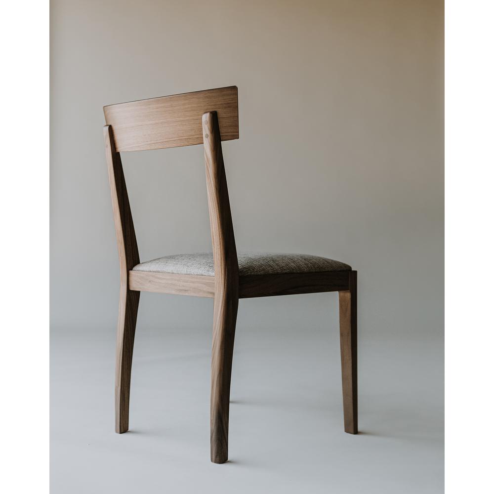 Leone Dining Chair Walnut-Set Of Two. Picture 9