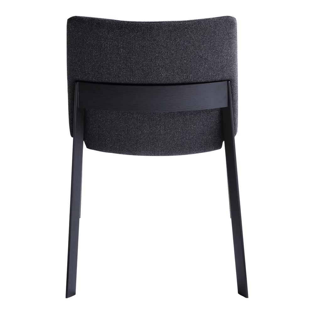 Deco Ash Dining Chair Charcoal-Set Of Two. Picture 7