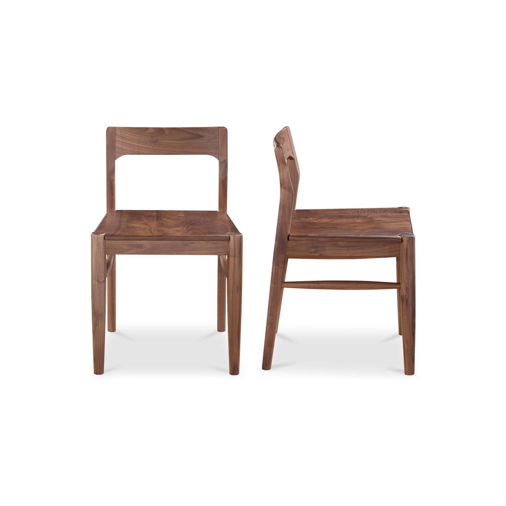 Owing Dining Chair Walnut-Set Of Two. Picture 2