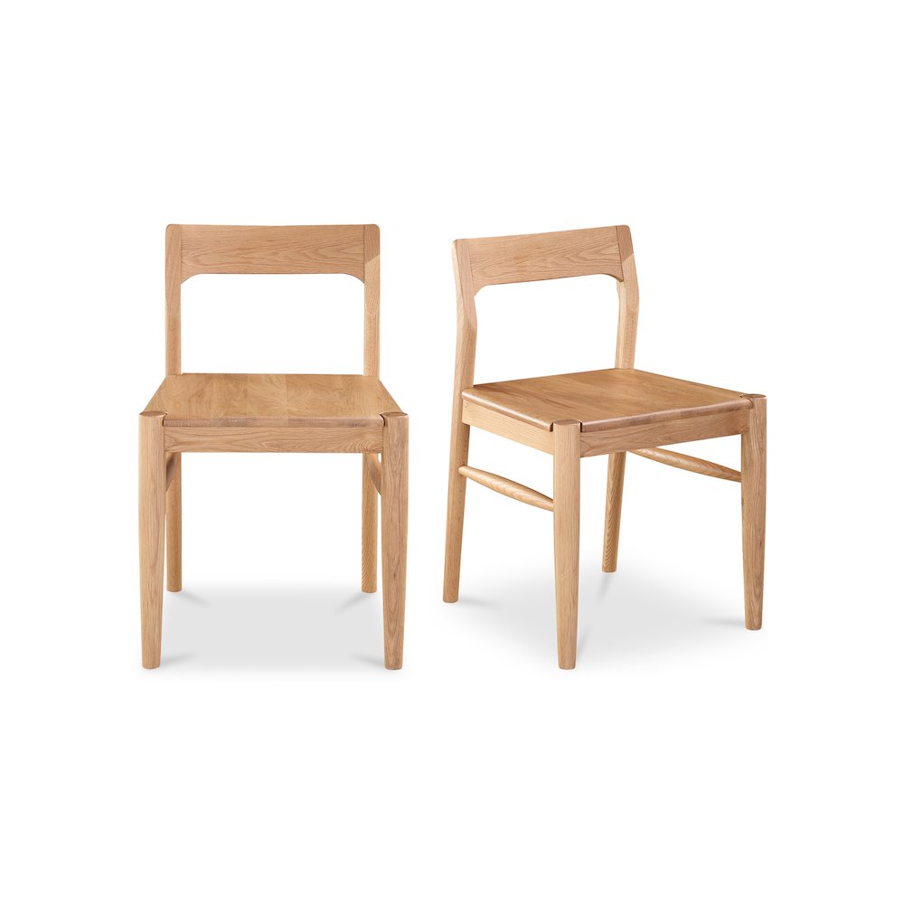 Owing Dining Chair Oak-Set Of Two. Picture 1