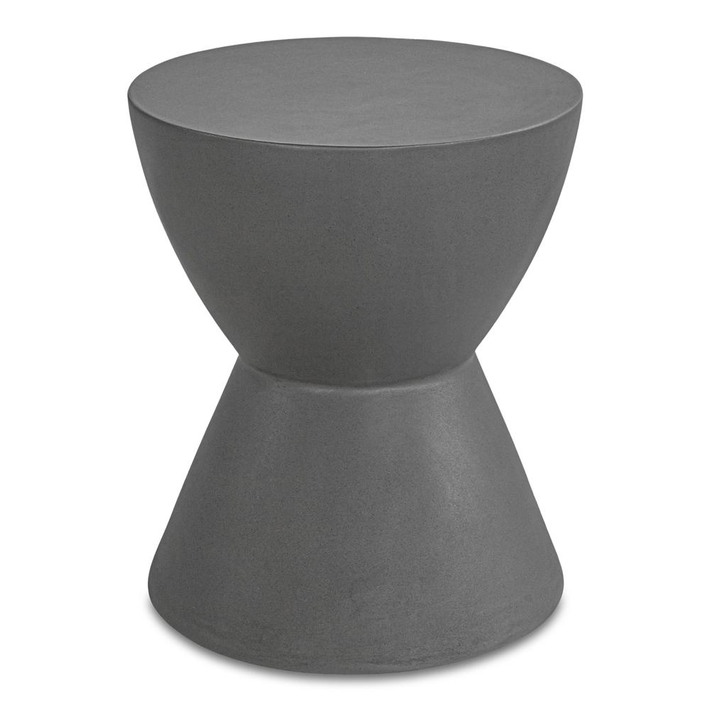 Hourglass Outdoor Stool. Picture 1