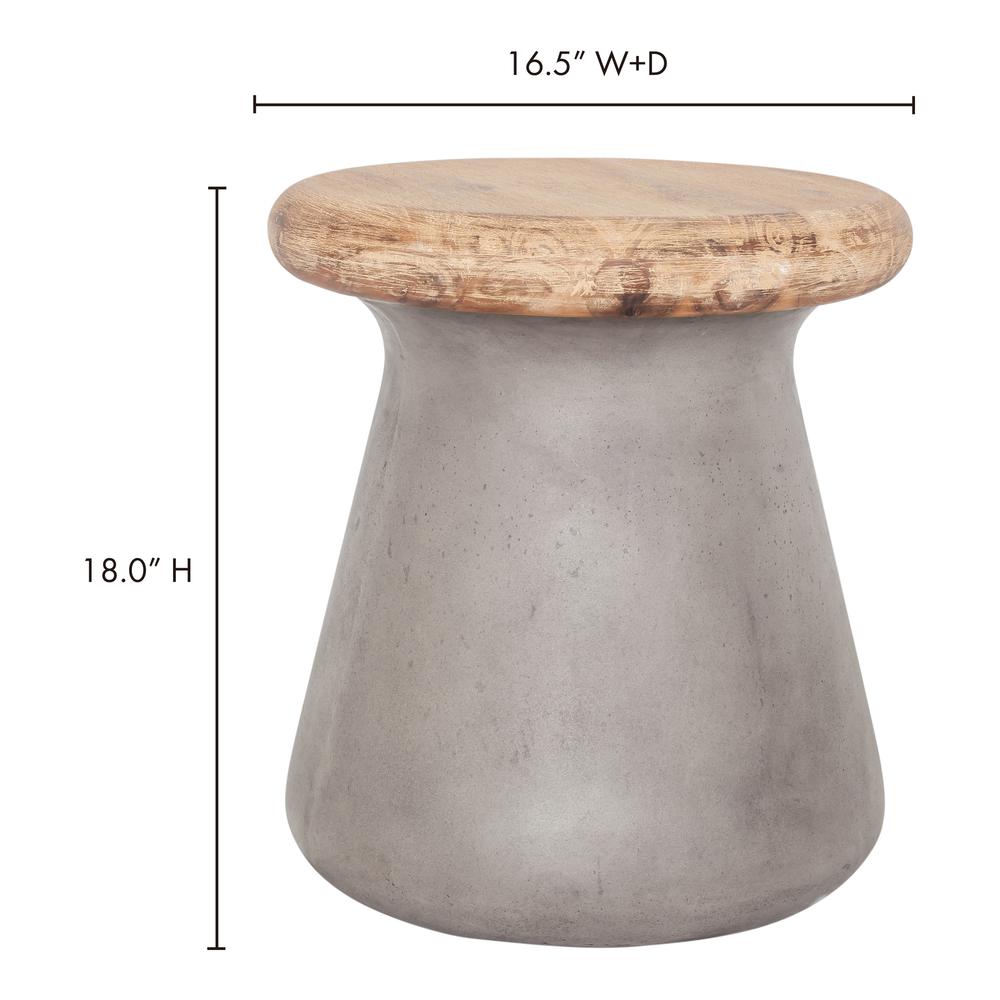 Earthstar Outdoor Stool. Picture 6