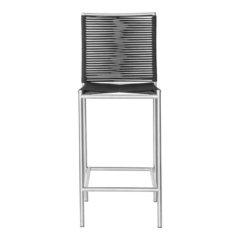 Brynn Outdoor Bar Stool Black. Picture 1