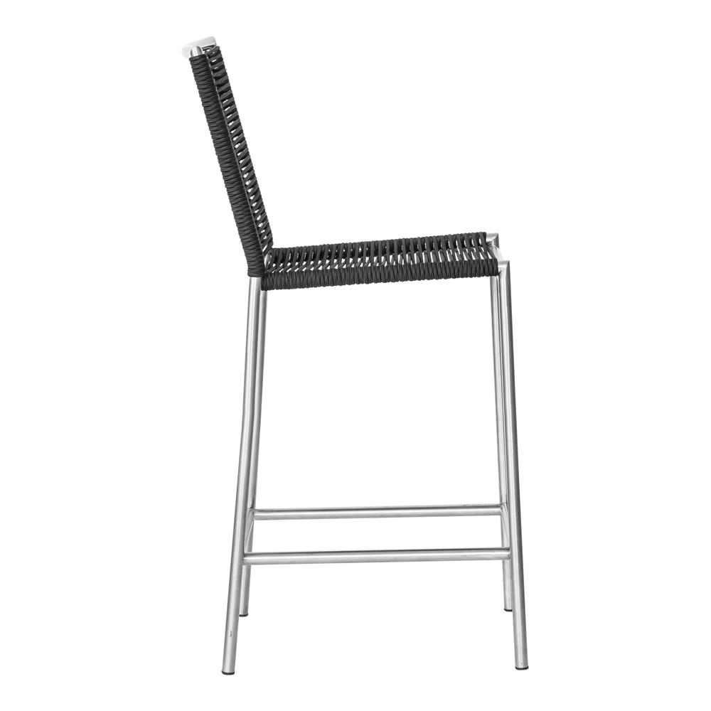 Brynn Outdoor Bar Stool Black. Picture 3