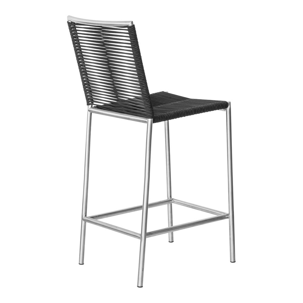 Brynn Outdoor Bar Stool Black. Picture 4