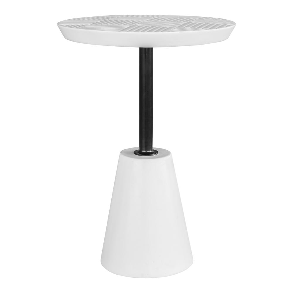 Foundation Outdoor Accent Table White. The main picture.