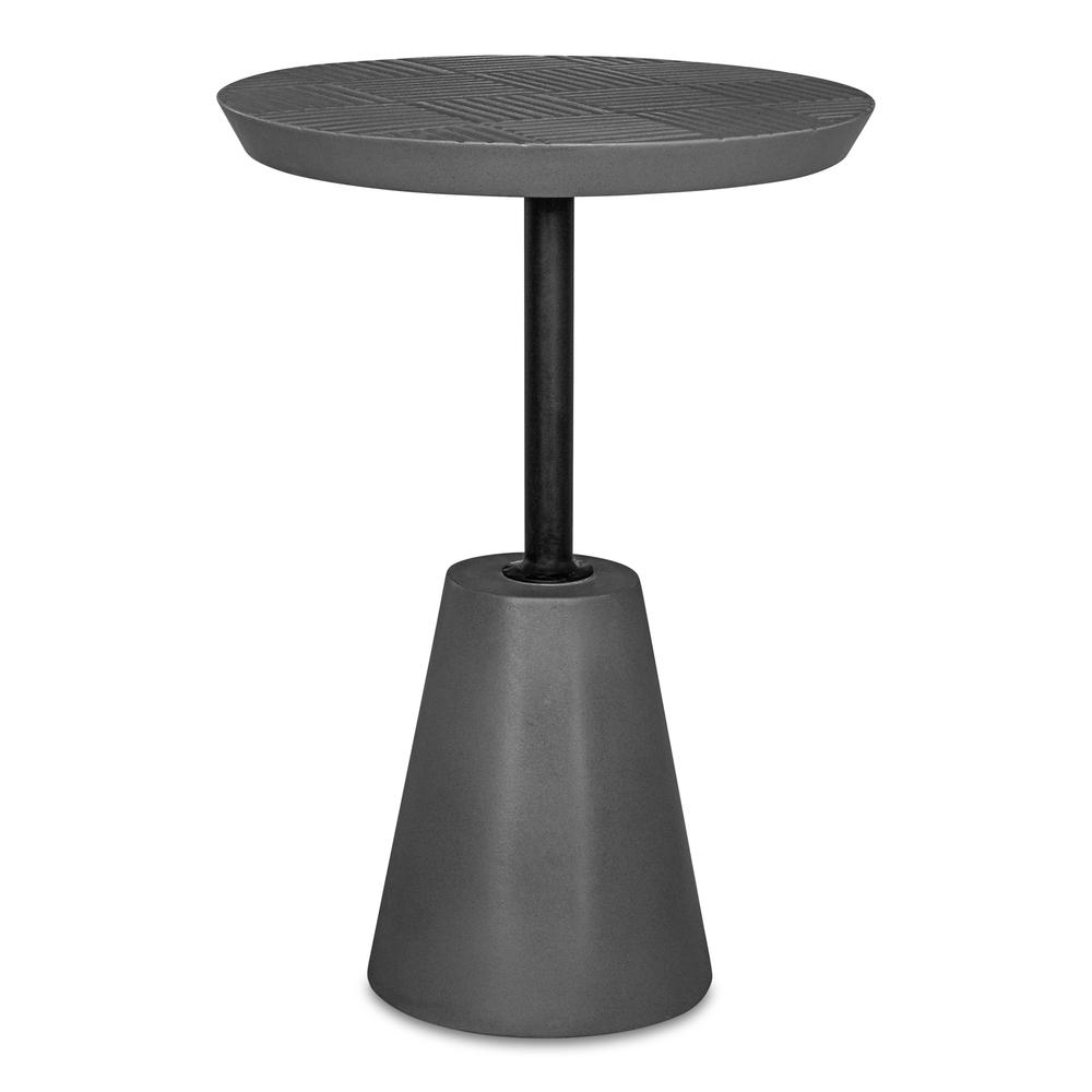 Foundation Outdoor Accent Table Grey. Picture 1