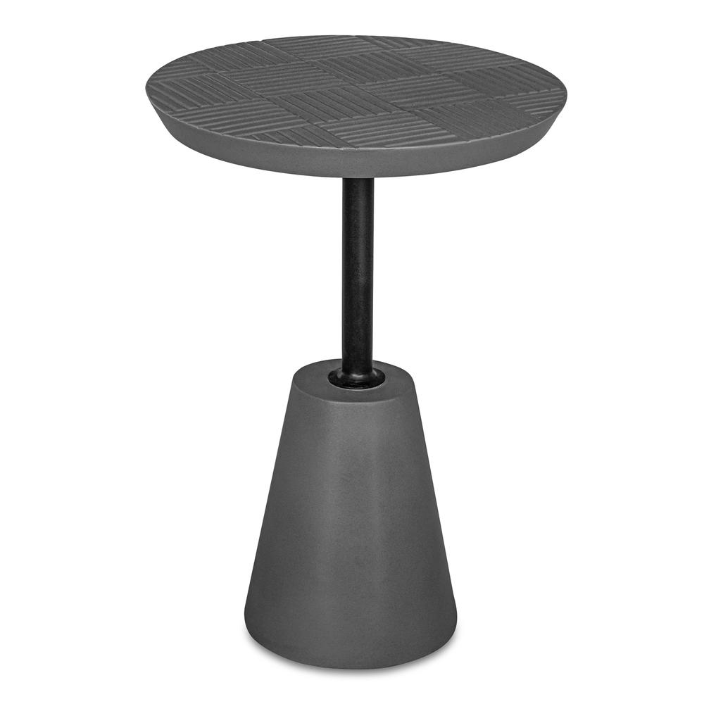 Foundation Outdoor Accent Table Grey. Picture 2