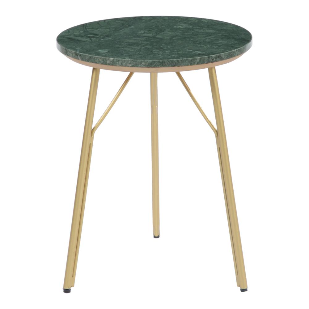 Verde Marble Side Table, Green. Picture 1
