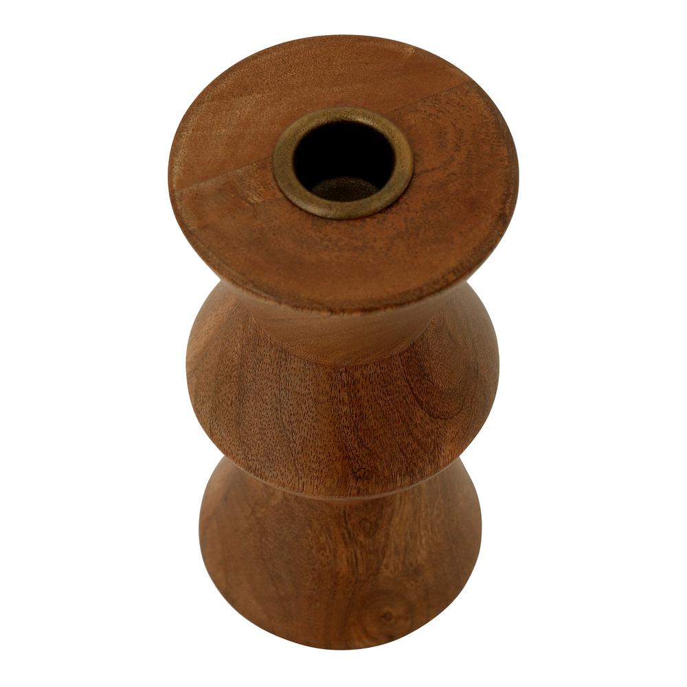 Sequence Wooden Candle Holder Small. Picture 2