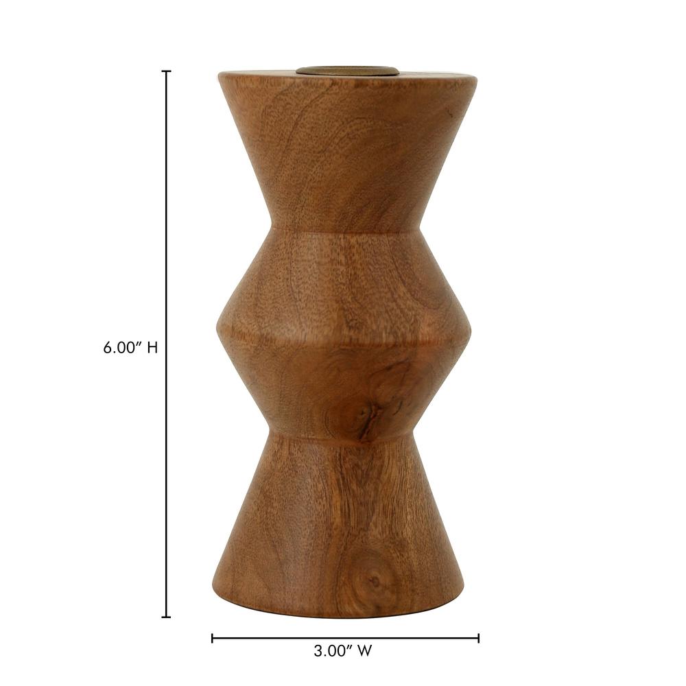 Sequence Wooden Candle Holder Small. Picture 6