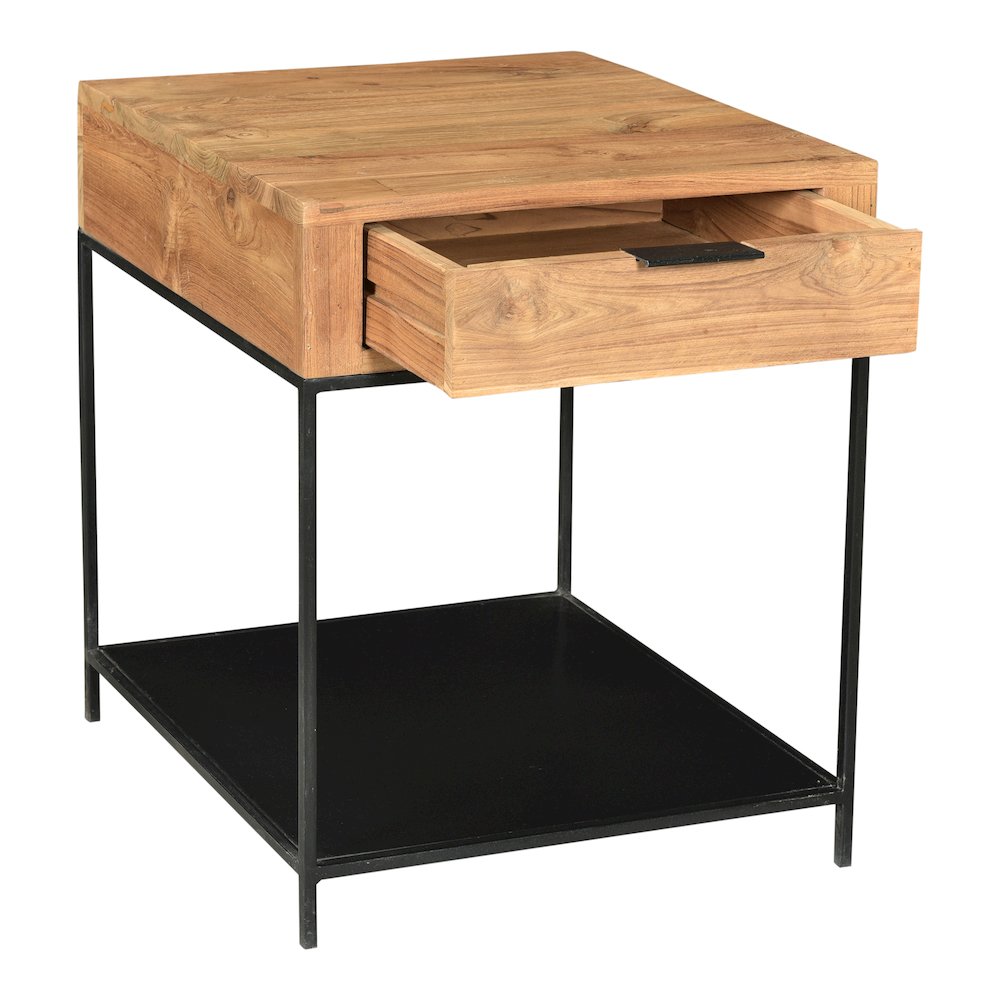 Contemporary Joliet Teak Wood Side Table, Belen Kox. Picture 3