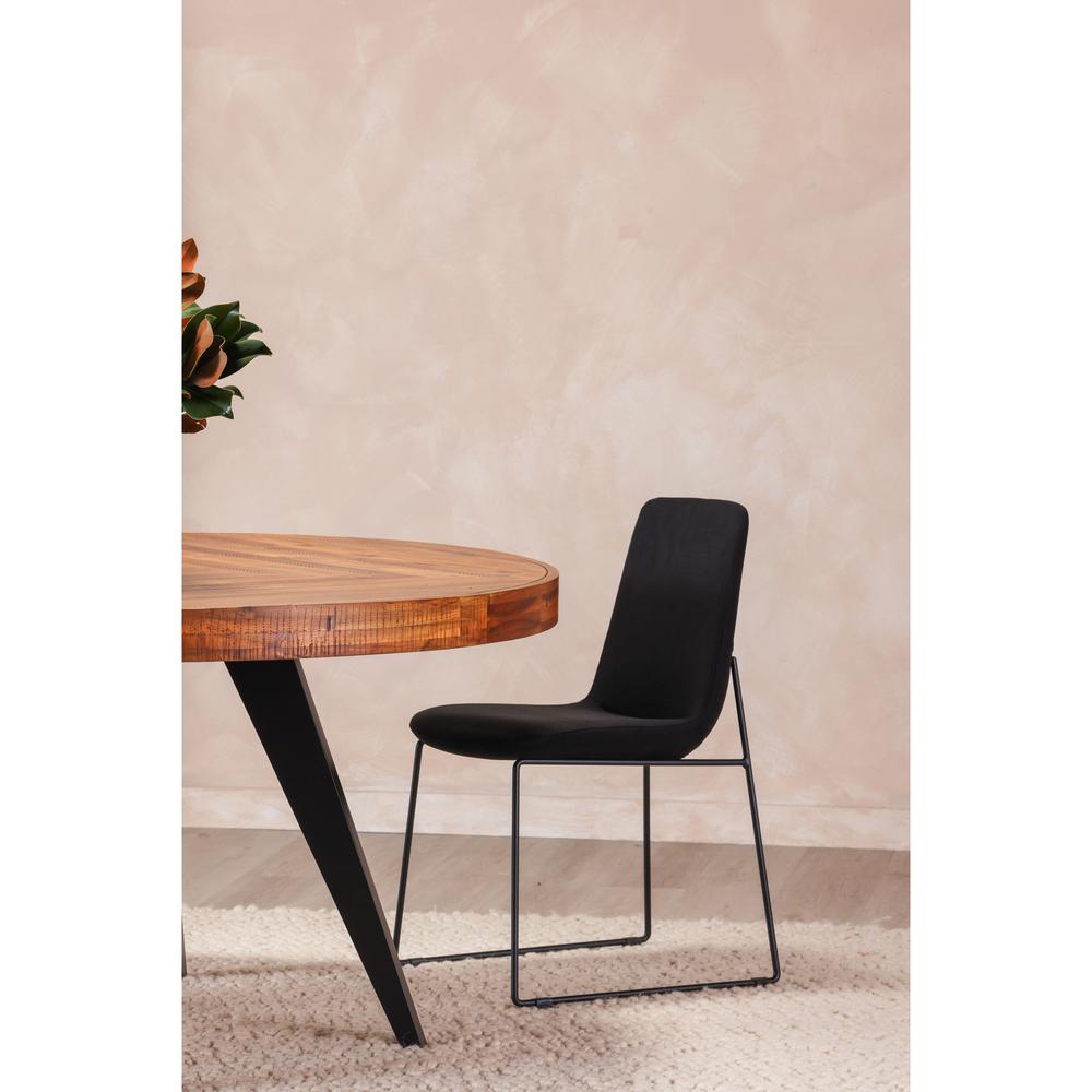 Ruth Dining Chair Black-Set Of Two. Picture 9