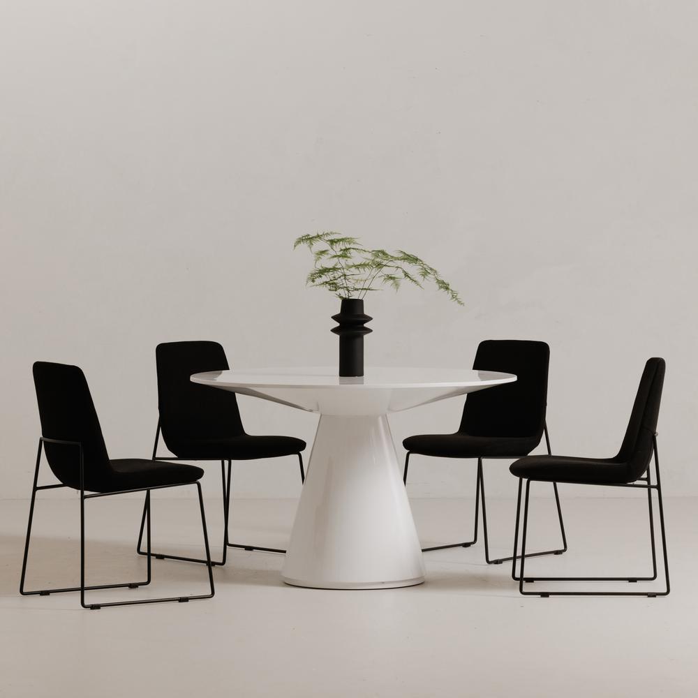 Ruth Dining Chair Black-Set Of Two. Picture 10