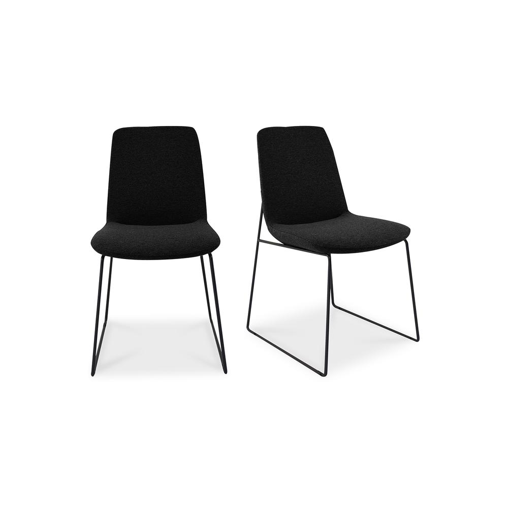 Ruth Dining Chair Black-Set Of Two. Picture 1