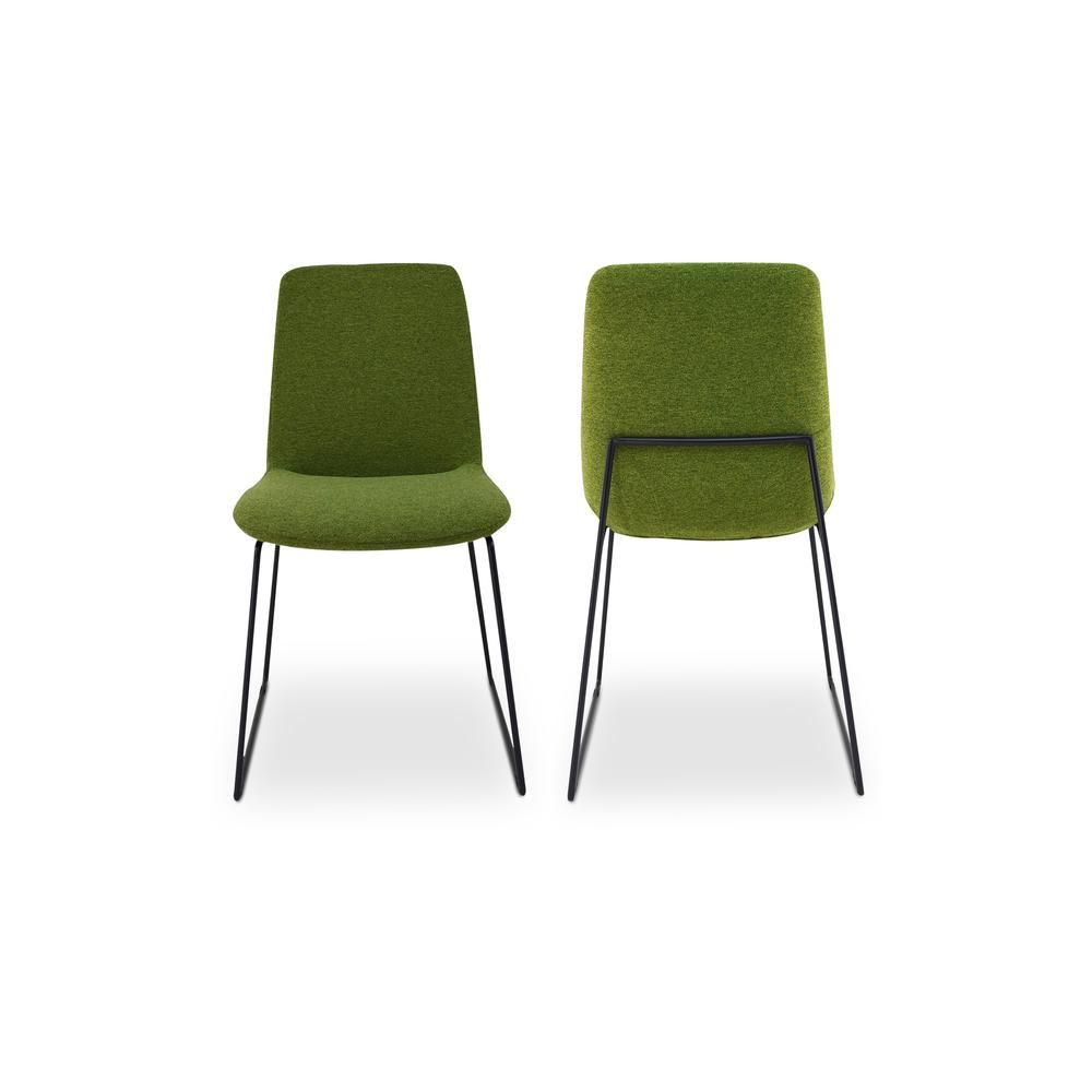 Ruth Dining Chair Green-Set Of Two. Picture 2