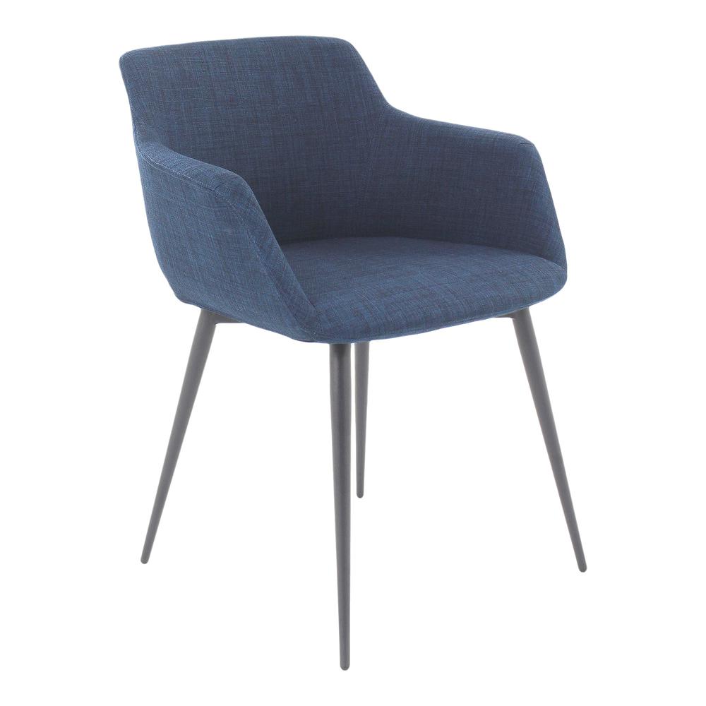 Ronda Arm Chair Blue-Set Of Two. The main picture.