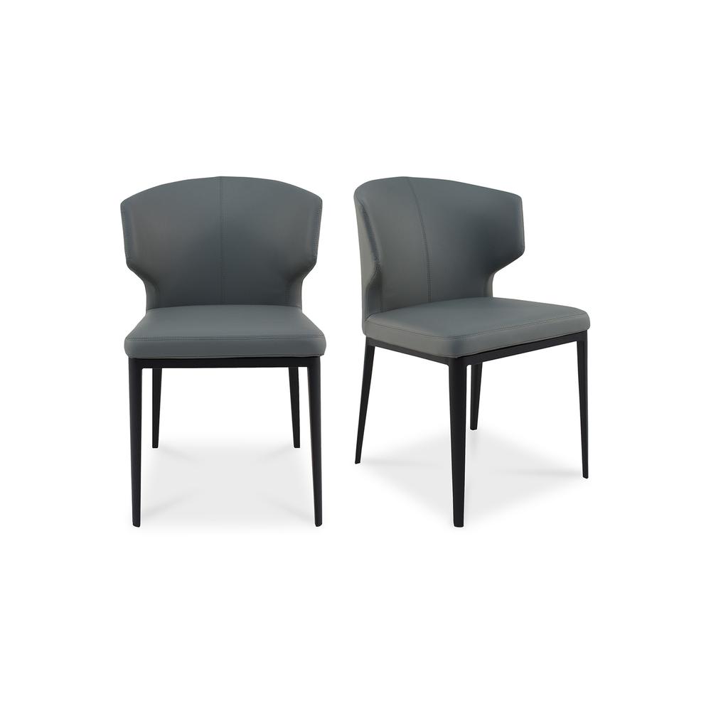 Delaney Dining Chair Grey-Set Of Two. Picture 1