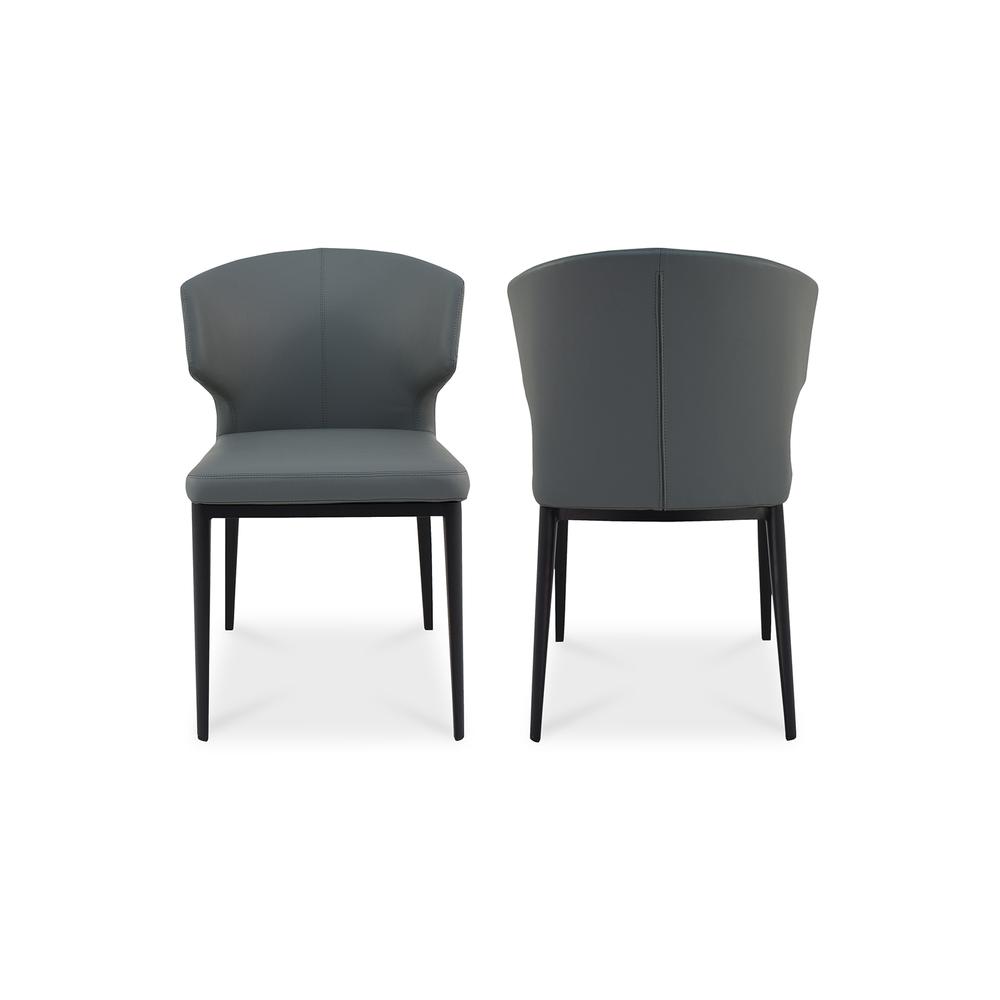 Delaney Dining Chair Grey-Set Of Two. Picture 2