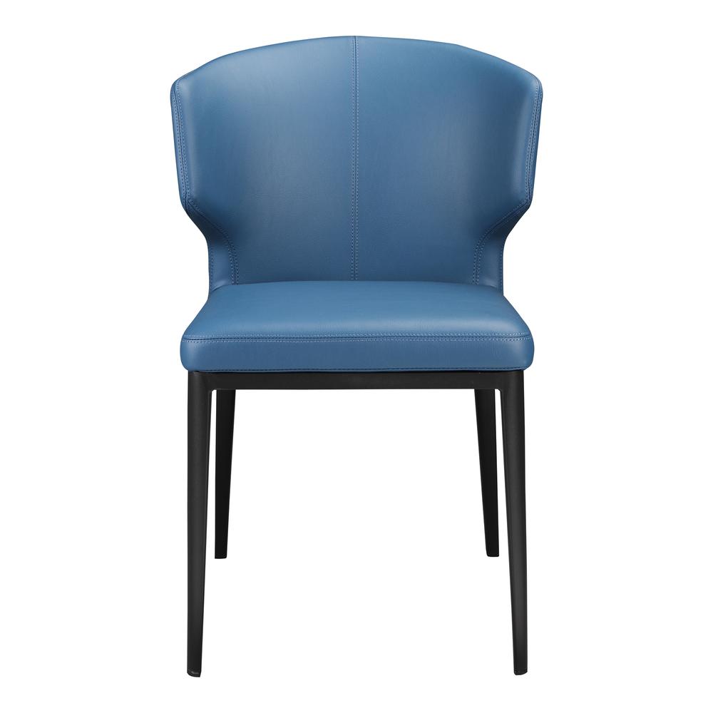 DELANEY SIDE CHAIR STEEL BLUE-M2. The main picture.