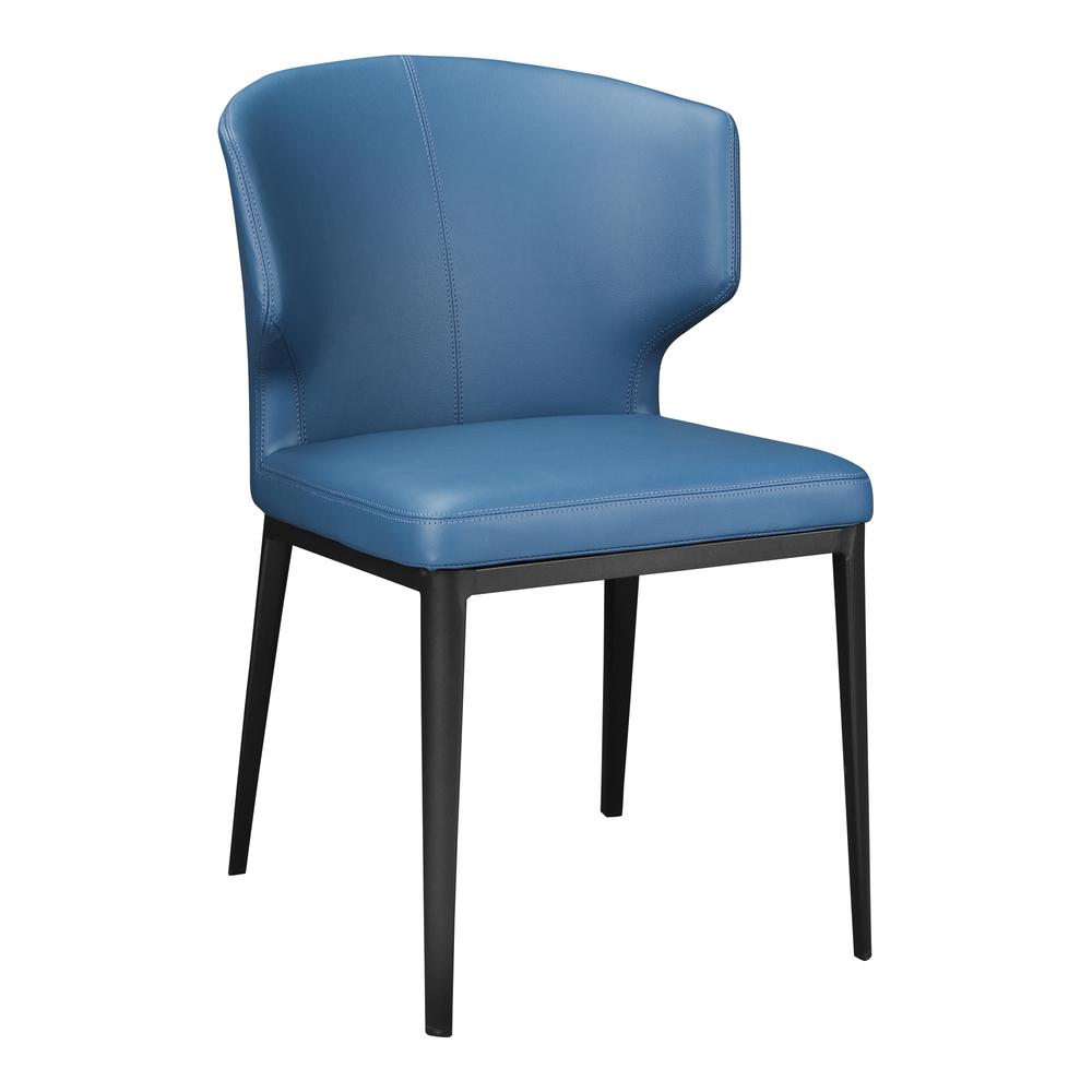 DELANEY SIDE CHAIR STEEL BLUE-M2. Picture 3