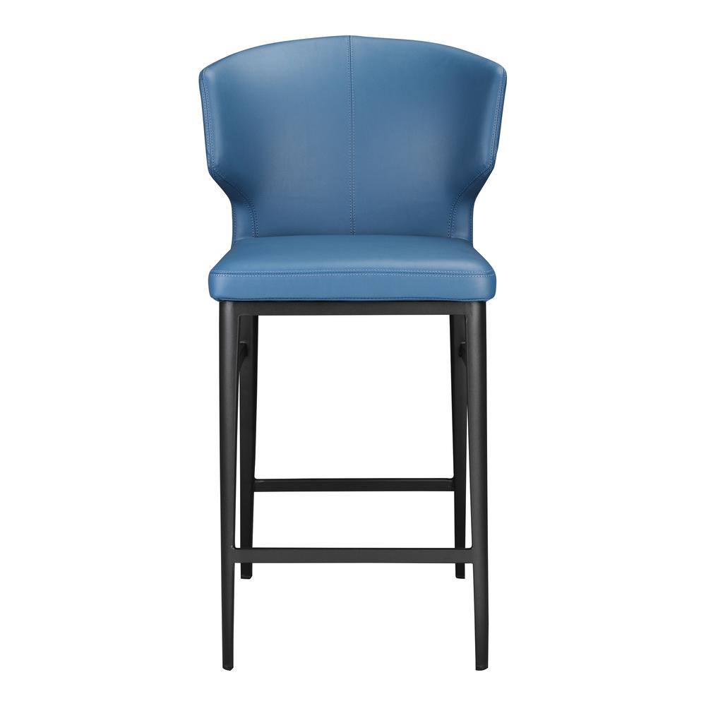 DELANEY COUNTER STOOL STEEL BLUE. Picture 3
