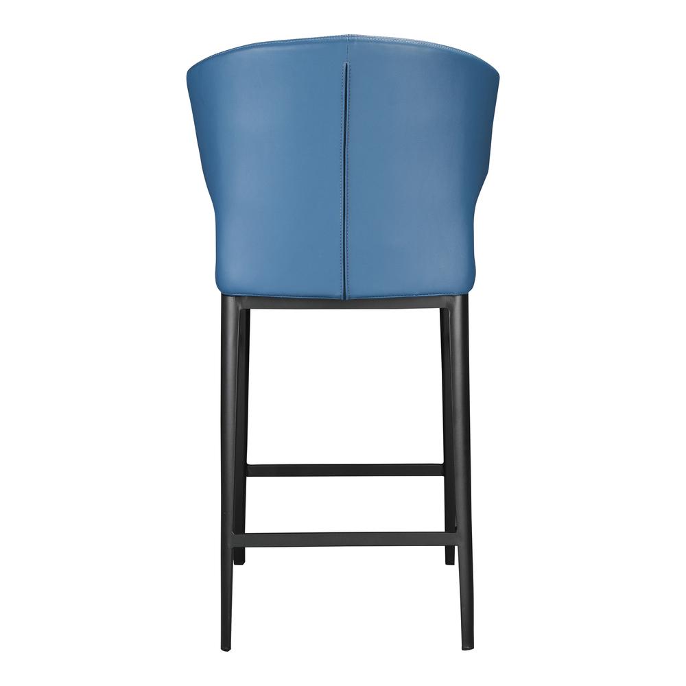 DELANEY COUNTER STOOL STEEL BLUE. Picture 2