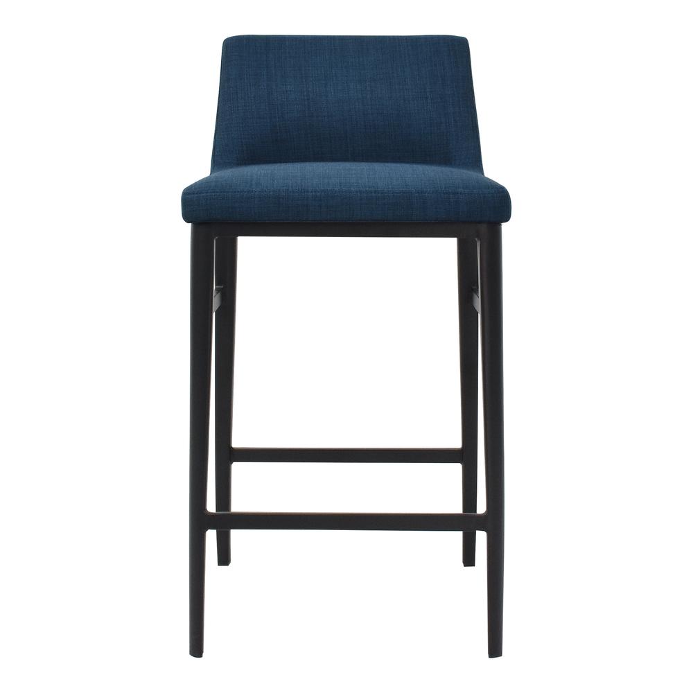 BARON COUNTER STOOL BLUE. Picture 1