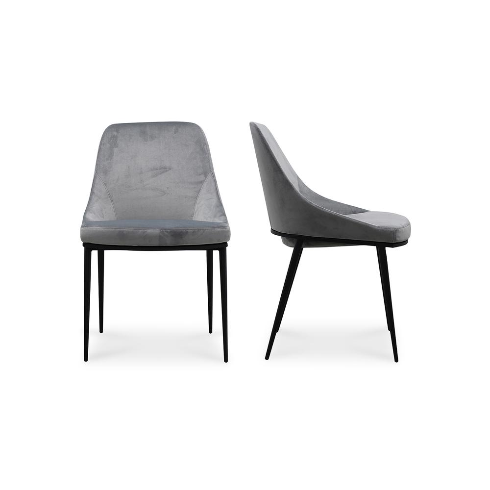 Sedona Dining Chair Grey-Set Of Two. Picture 1