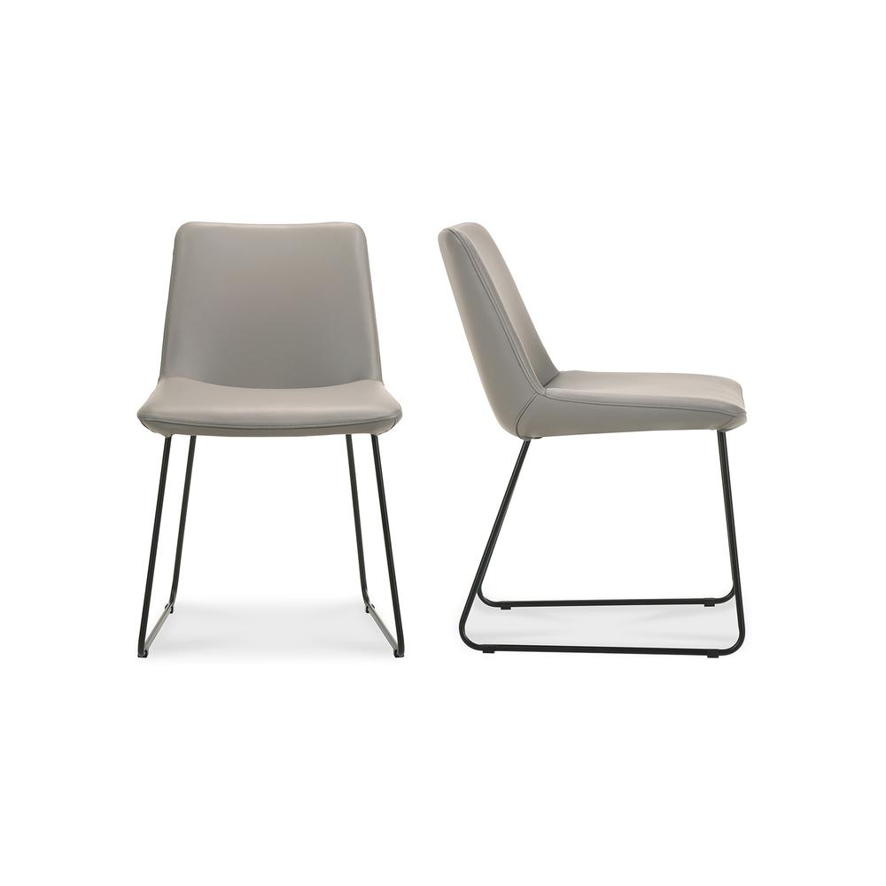 Villa Dining Chair Grey-Set Of Two. Picture 1
