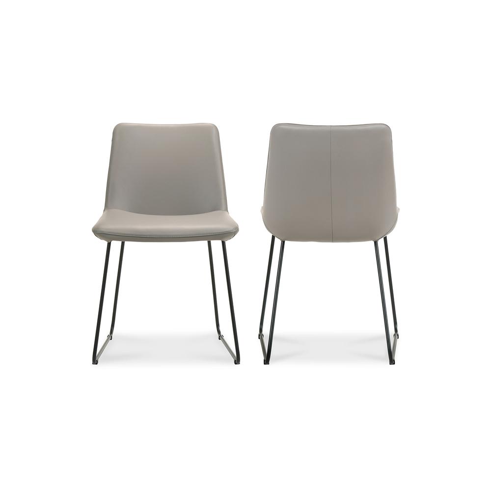 Villa Dining Chair Grey-Set Of Two. Picture 2
