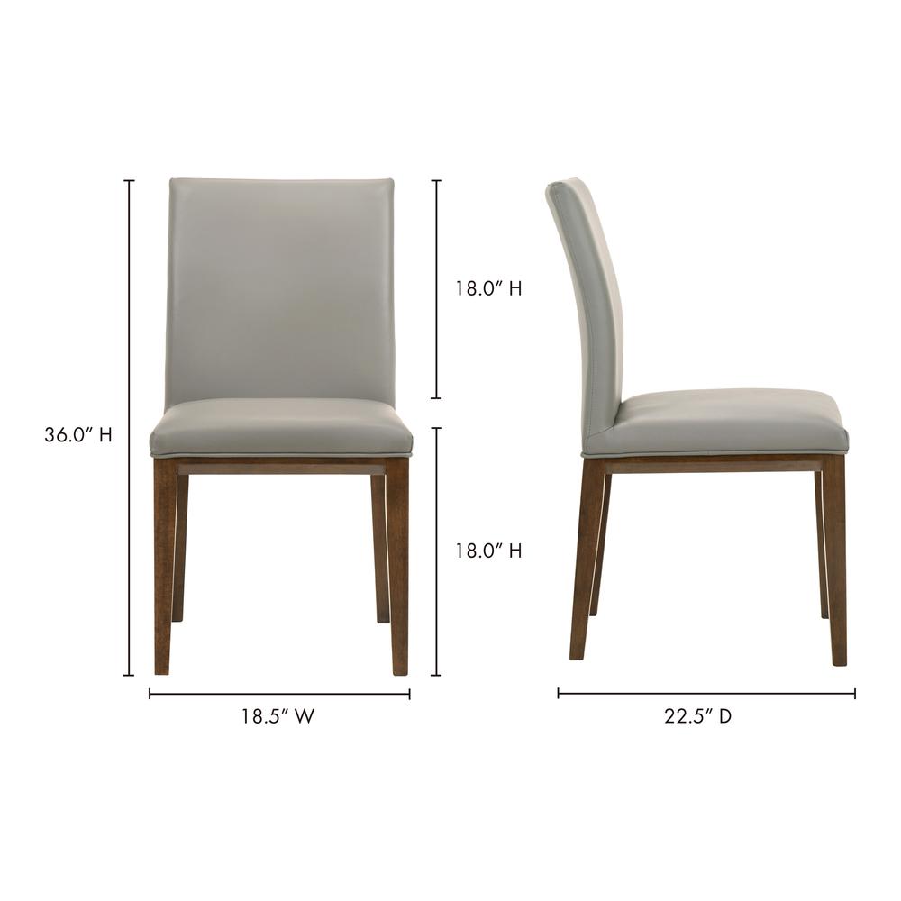 Frankie Dining Chair Grey-Set Of Two. Picture 8