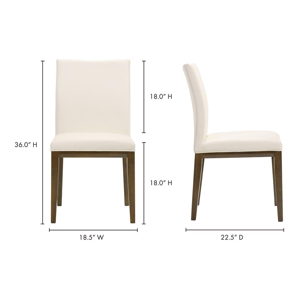 Frankie Dining Chair White-Set Of Two. Picture 8