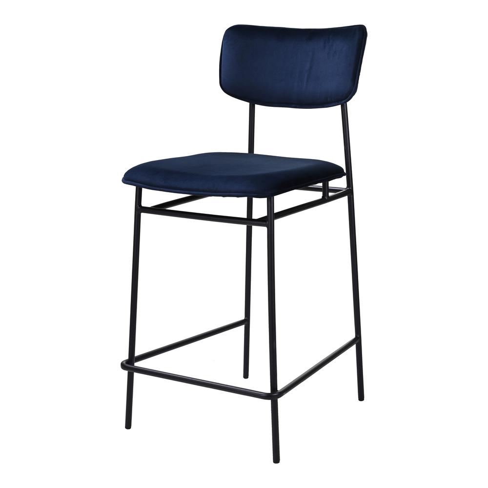 SAILOR COUNTER STOOL BLUE. Picture 1