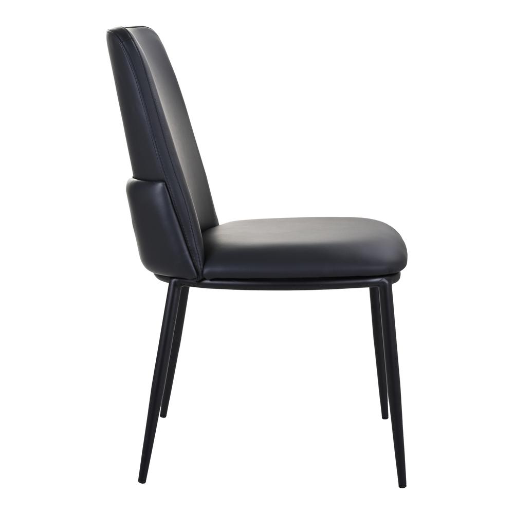 DOUGLAS DINING CHAIR BLACK-SET OF TWO. Picture 2