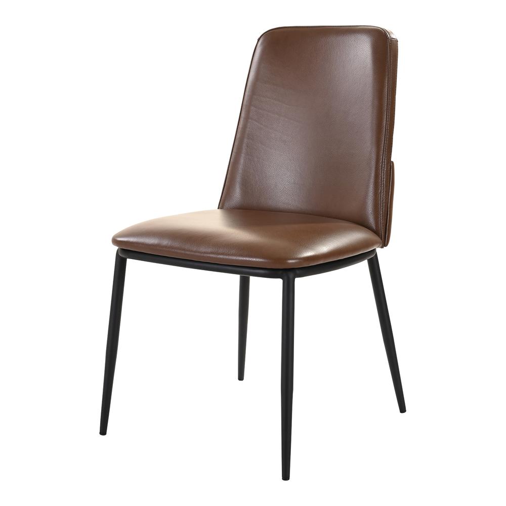 Douglas Dining Chair Dark Brown-Set Of Two. Picture 4