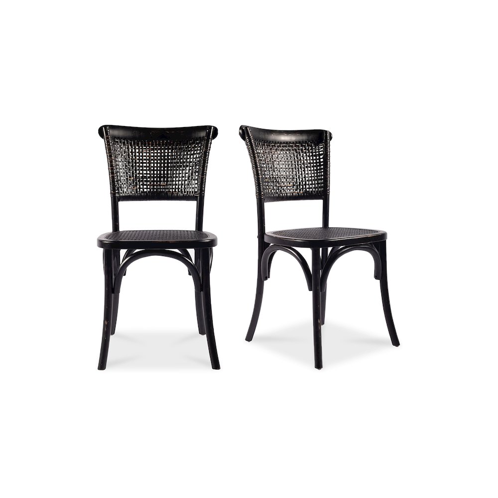 Churchill Dining Chair Antique Black-Set Of Two. Picture 2