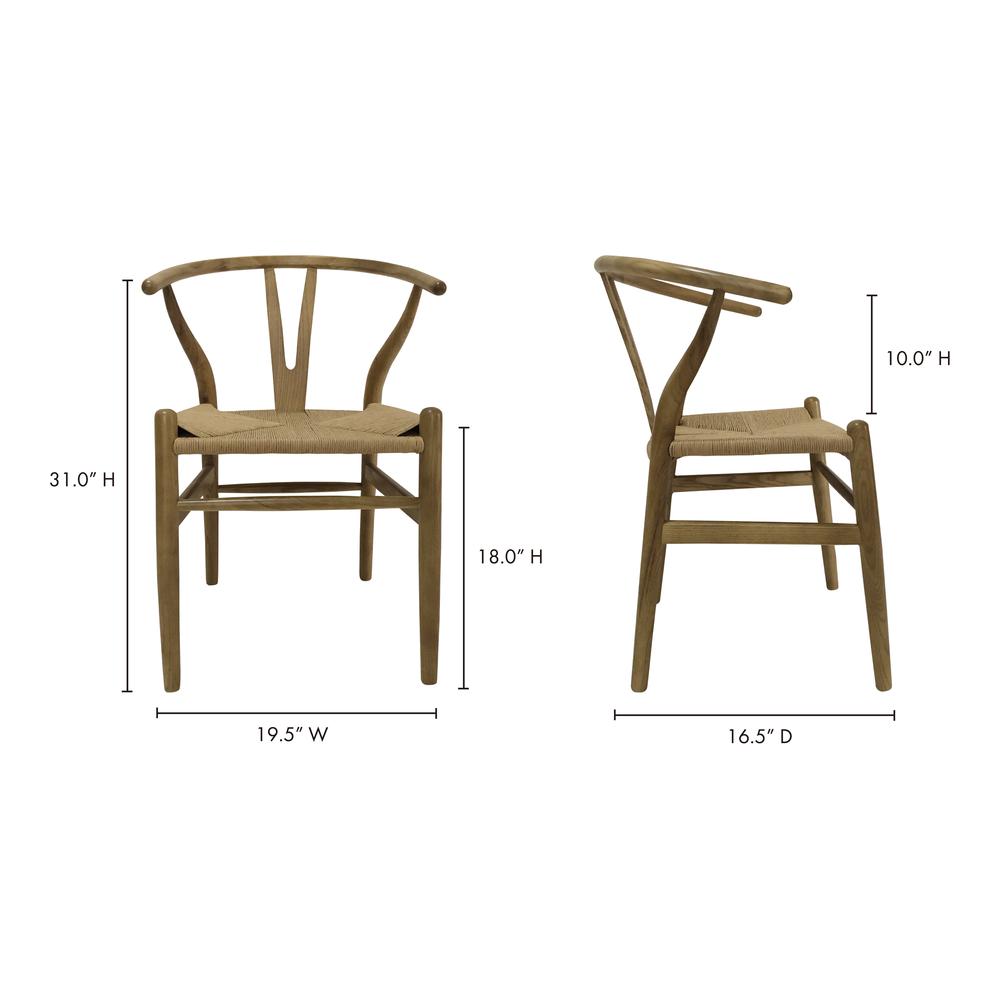 Ventana Dining Chair Natural-Set Of Two. Picture 11