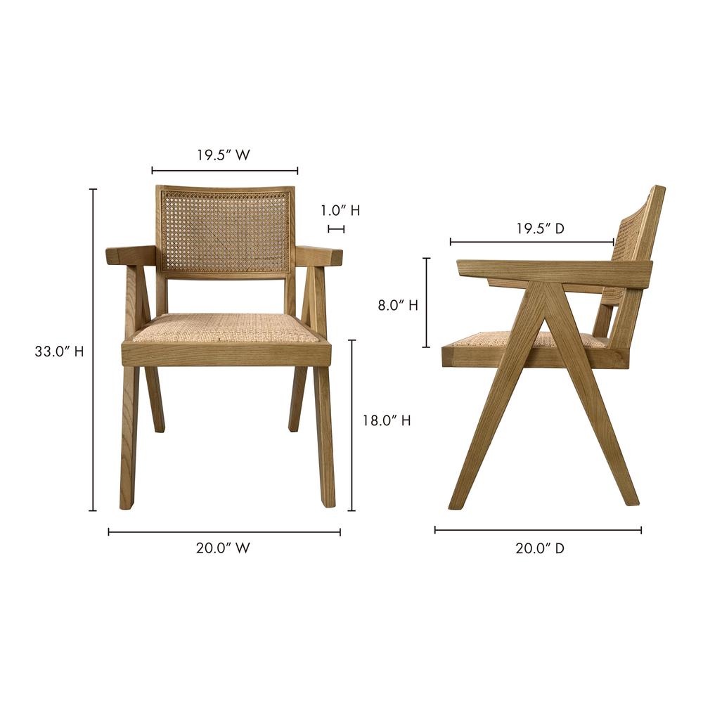 Takashi Chair Natural-Set Of Two. Picture 11