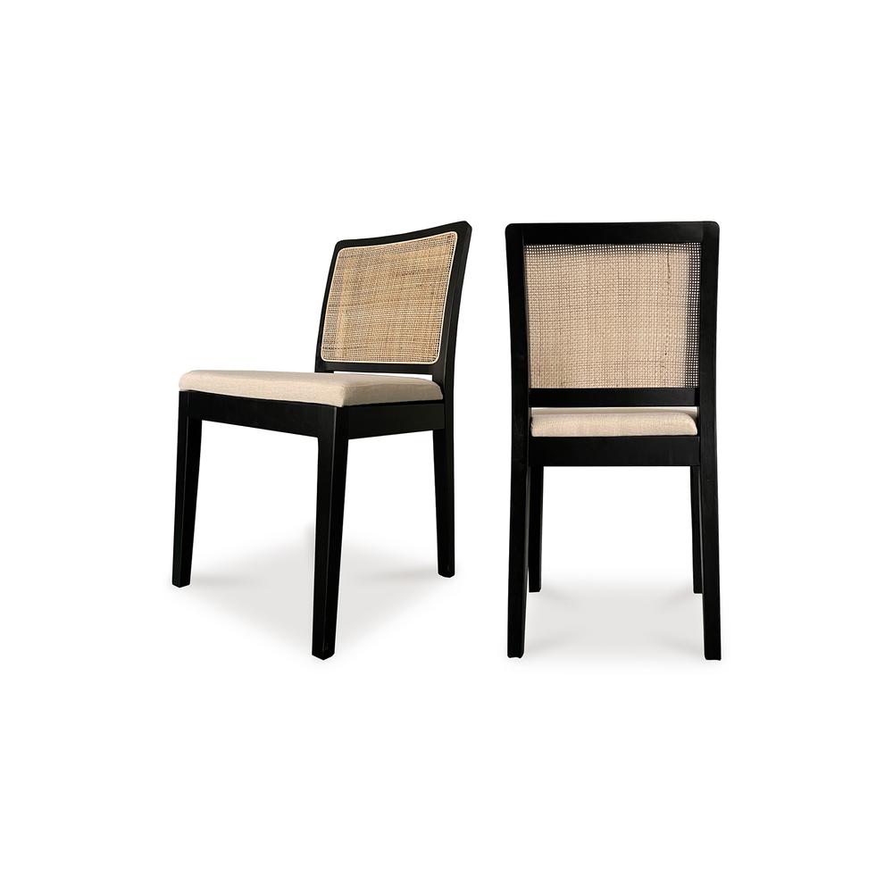 Orville Dining Chair Black-Set Of Two. Picture 2