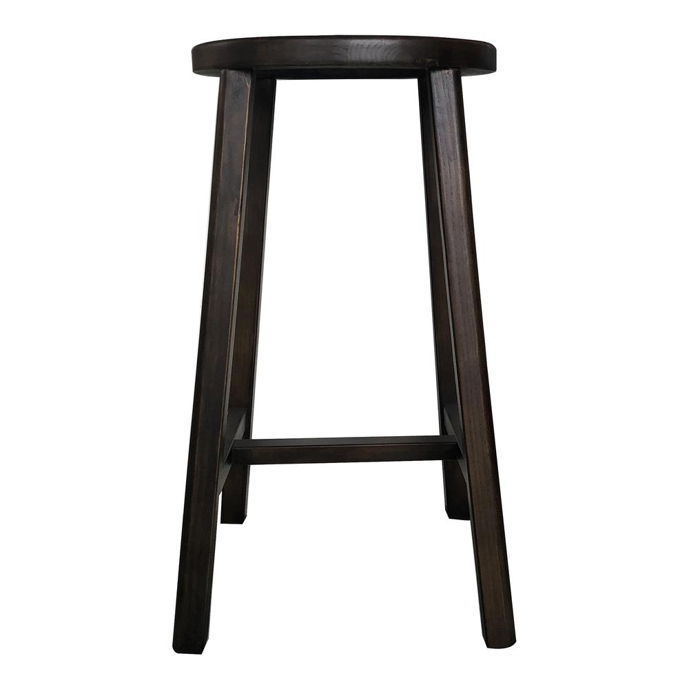 MCGUIRE COUNTER STOOL DARK BROWN. Picture 1