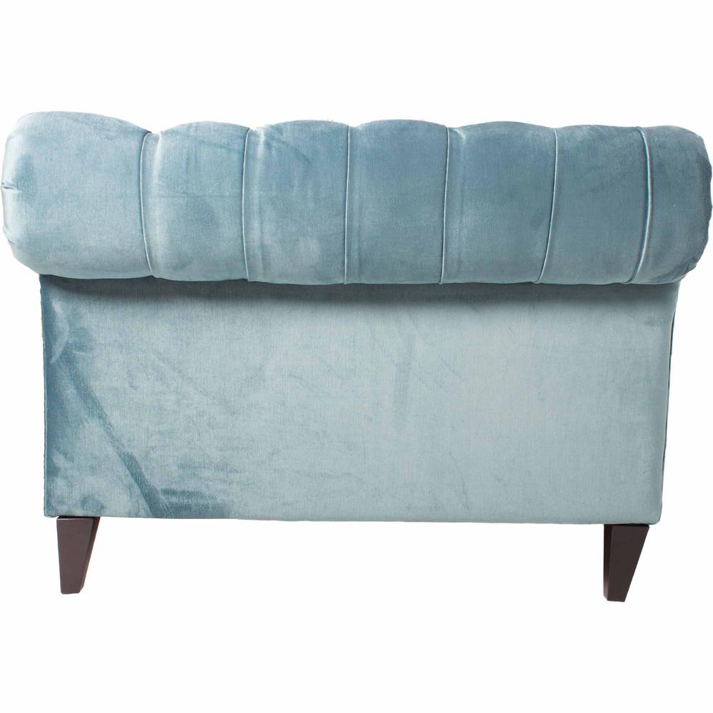Bibiano Chaise Velvet Blue. Picture 4