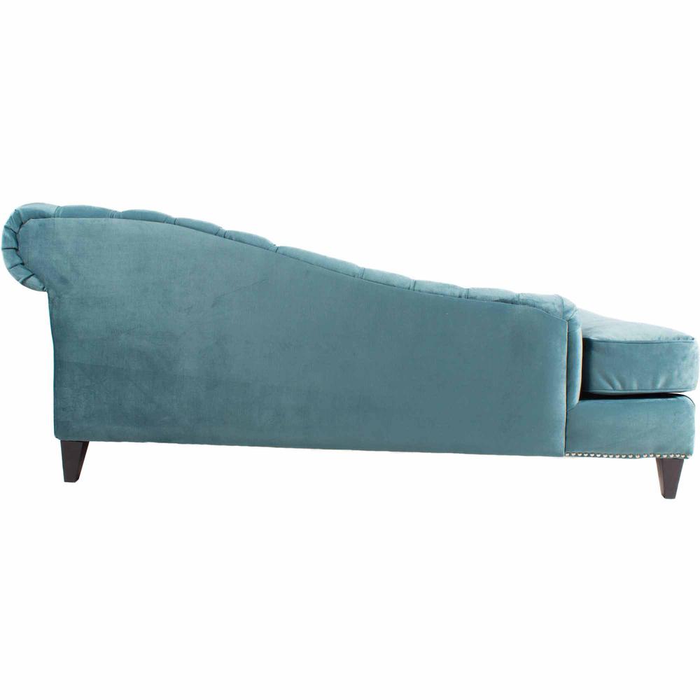 Bibiano Chaise Velvet Blue. Picture 3
