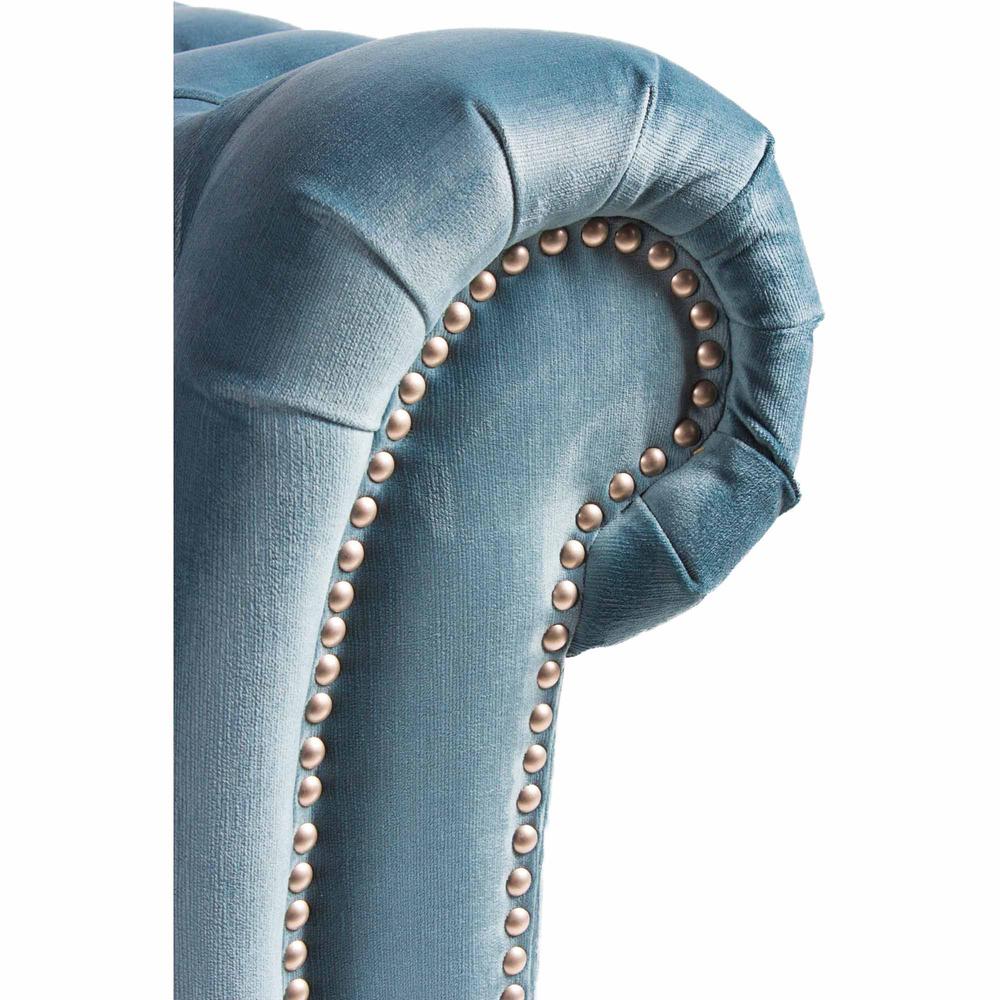 Bibiano Chaise Velvet Blue. Picture 6