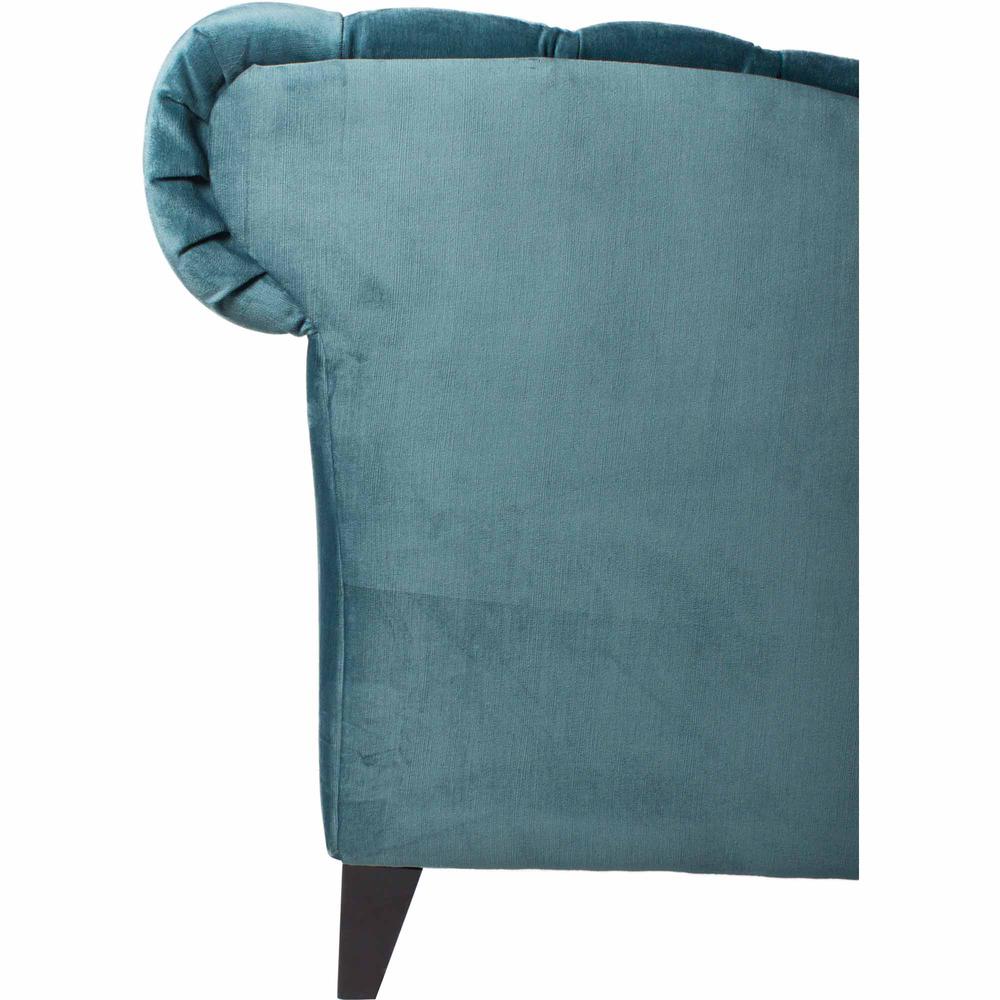 Bibiano Chaise Velvet Blue. Picture 7