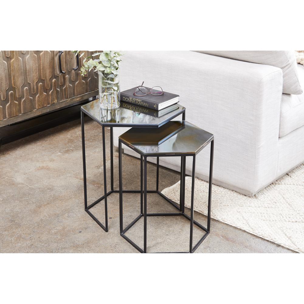 Polygon Accent Tables Set Of 2. Picture 7
