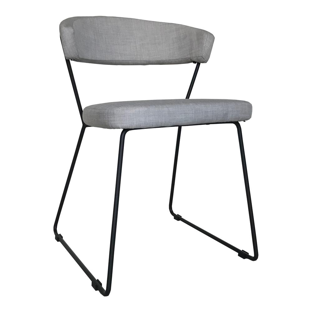 Adria Dining Chair Grey-Set Of Two. Picture 1