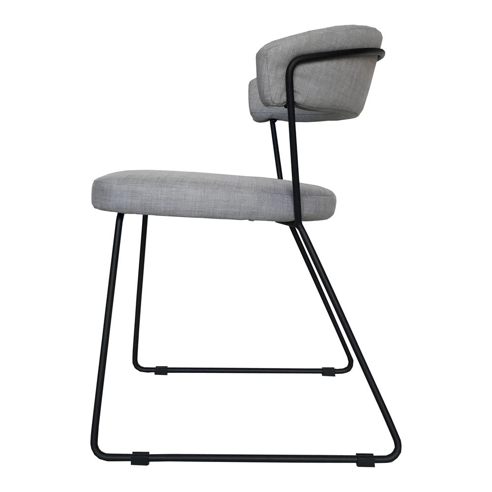 Adria Dining Chair Grey-Set Of Two. Picture 4