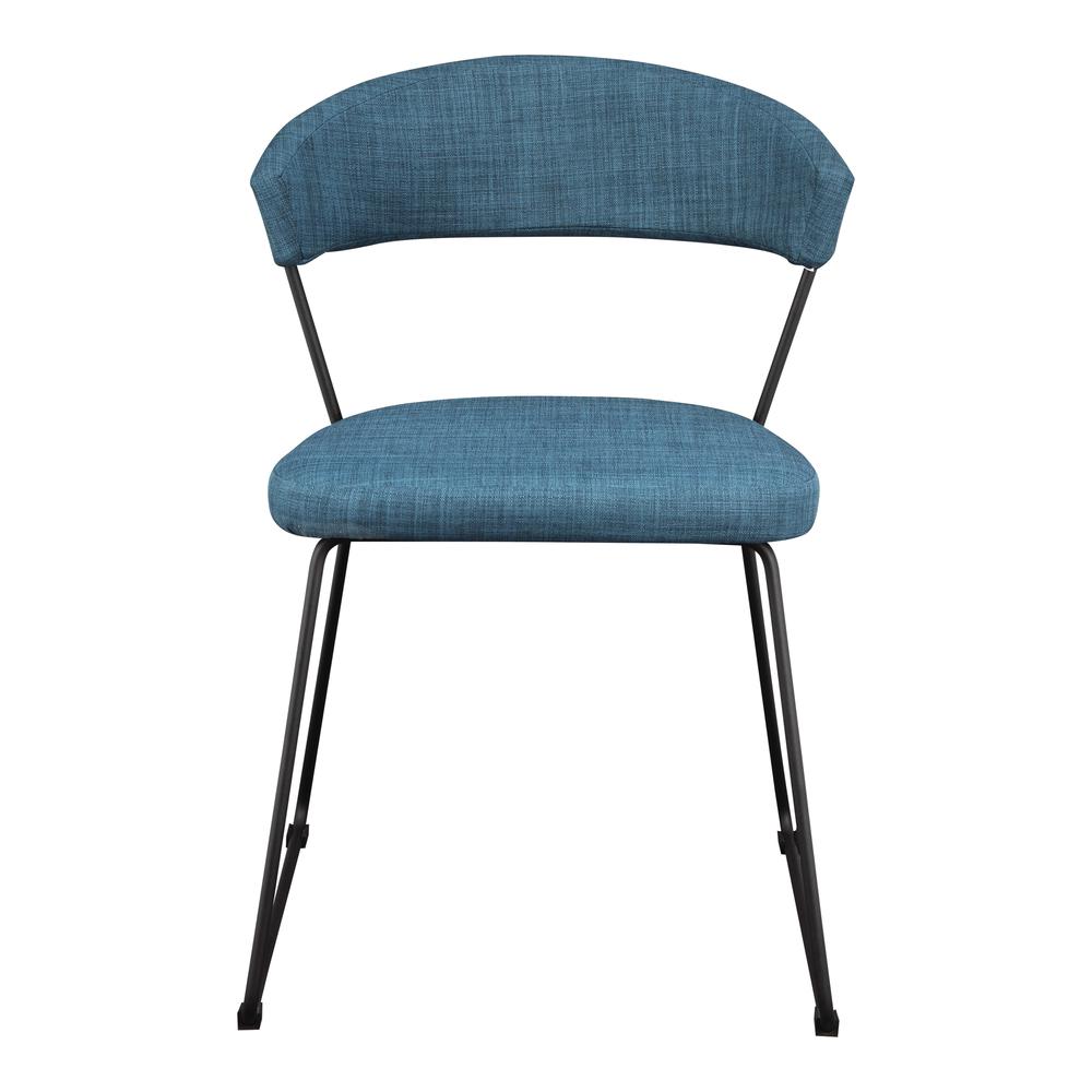 Adria Dining Chair Blue-Set Of Two. Picture 7